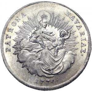 Germany, Maximilian III Joseph, 1/2 Taler 1774, Munich
