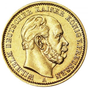 Germany, Wilhelm I, 20 Mark 1875, A Berlin