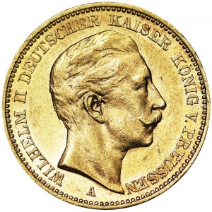 Germany, Wilhelm II, 20 Mark 1904, A Berlin