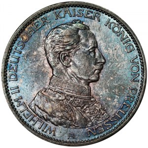 Germany, Wilhelm II, 3 Mark 1914, A Berlin