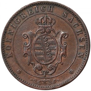 Germany, Johann I, 5 Pfennig 1864, B Dresden