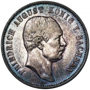 Germany, Friedrich August III, 3 Mark 1909, E Muldenhütten