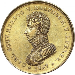 Germany, Karl, 10 Taler 1827, Braunschweig