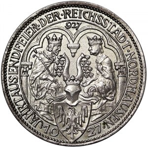 Germany, 3 Reichsmark 1927, A Berlin