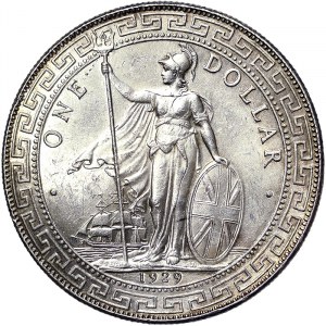 Great Britain, George V, Trade Dollar 1929, Bombay