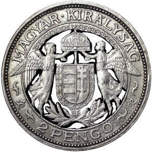 Hungary, 2 Pengo 1938, Budapest