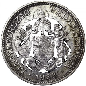Hungary, 2 Pengo 1938, Budapest