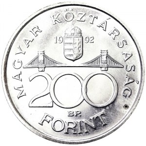 Hungary, 200 Forint 1992, Budapest