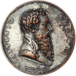 Correggio, Antonio Allegri Il Correggio (1489-1534), Medal 1825