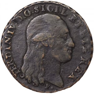 Naples, Ferdinando IV of Borbone 1st Period, 8 Tornesi 1797