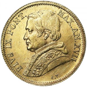 Rome (Papal State), Pio IX, Scudo 1863