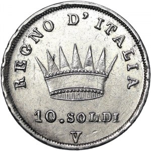 Kingdom of Italy, Napoleon I, 10 Soldi 1811, Venice