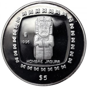 Mexico, Second Republic, 5 Pesos 1996