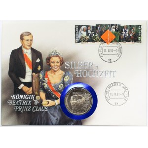 Netherlands, Beatrix, 2-1/2 Ecu 1991