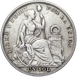Peru, 1 Sol 1924, Lima