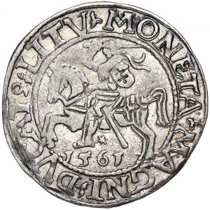 Poland, Sigismund II, 1/2 Grosz (1/2 Groschen) 1561, Vilnius