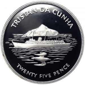 Tristan Da Chuna, Elizabeth II, 25 Pence 1977