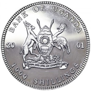 Uganda, 1.000 Shillings 2001