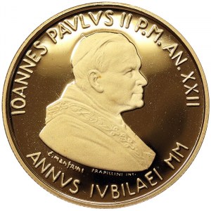 Vatican City, Giovanni Paolo II, 100.000 Lire 2000, Rome