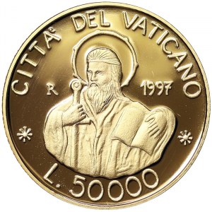 Vatican City, Giovanni Paolo II, 50.000 Lire 1997, Rome