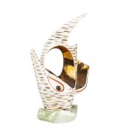 Wytwórnia Wyrobów Ceramicznych Steatyt w Katowicach, Podstawa do lampy - pochłąniacz zapachów Ryba, lata 60. XX w.
