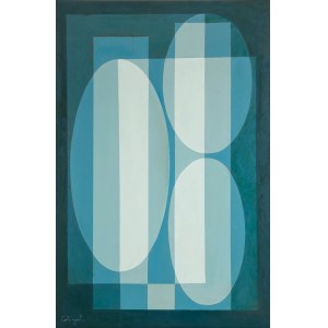 Wladyslaw Rogowski (20th century), Geometric composition blue
