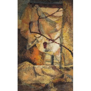 Andrew Urbanowicz (1938 - 2011), Lamp, branch and bell pepper, 1958