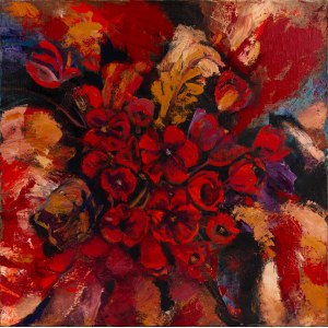 Wanda Wedecka (1919 Homel - 2011 Warszawa), Red tulip