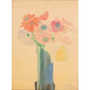 Leon Wyczółkowski (1852 Huta Miastkowska k. Kielc - 1936 Warszawa), Kwiaty, 1928 r.