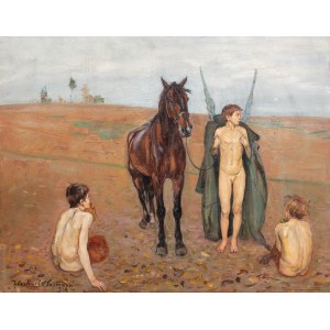 Wlastimil Hofman (1881 Praga - 1970 Szklarska Poręba), Powrót, 1918