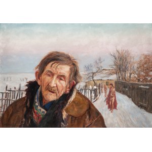 Wlastimil Hofman (1881 Praga - 1970 Szklarska Poręba), Starzec, 1922 r.