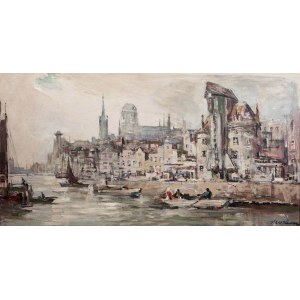 Marian Mokwa (1889 Malary - 1987 Sopot), Motława, lata 60-te XX w.