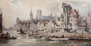 Marian Mokwa (1889 Malary - 1987 Sopot), Motława, lata 60-te XX w.