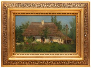 Konstanty Niemczykiewicz (1848-1917), Przed dworkiem, 1894 r.