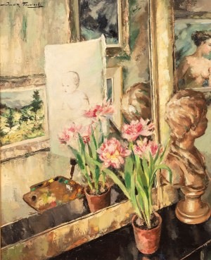 Igor Talwiński (1907 Warszawa - 1983 Paryż), W pracowni artysty