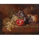 Eva von Lasek (ur. 1953 Warszawa), Para obrazów: Martwa natura z motylem i ślimakiem i Martwa natura z owocami