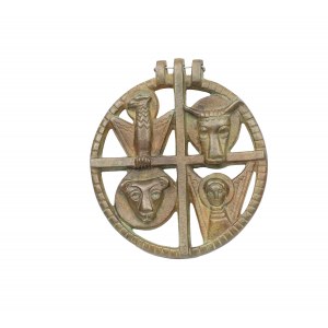 Jean Lambert-Rucki (1888 Kraków - 1967 Paryż), Plakieta z symbolami czterech Ewangelistów