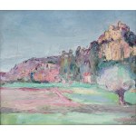 Włodzimierz Terlikowski (1873 Poraj - 1951 Paryż), Pejzaż z południa Francji/Martwa natura (obraz dwustronny), 1919 r