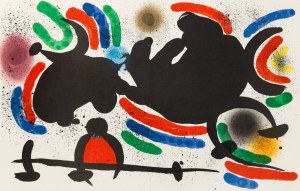 Joan Miro (1893 - 1983), Okładka albumu „Original lithograph IV aus lithograph I”, 1972
