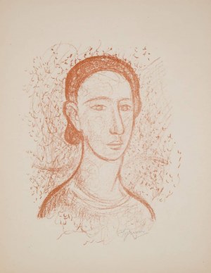 Tymon NIESIOŁOWSKI, GŁOWA KOBIECA, 1949