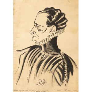 Edward GŁOWACKI, JÓZEF WĘGRZYN IN THE ROLE OF DON JUANA, 1925
