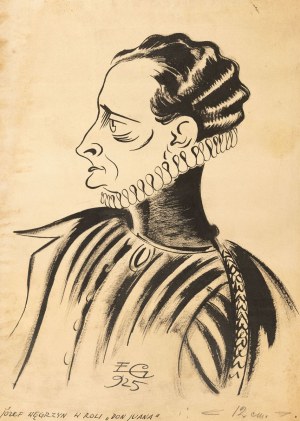 Edward GŁOWACKI, JÓZEF WĘGRZYN W ROLI DON JUANA, 1925