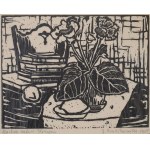 Janina KRÓLIKOWSKA, MARTWA NATURA - GLOKSYNIE, 1955