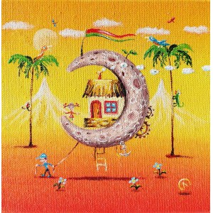 Oleg Litvinenko, House on the Moon, 2023
