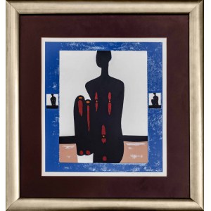 Jerzy Nowosielski, Čierny plavec II/20/30, 1995