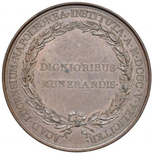 Lucca - Elisa Bonaparte and Felice Baciocchi (1805-1814) Medal made in 1805 to commemorate the...