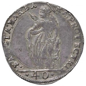 Mantova - Carlo II Gonzaga (1647-1665) Da 40 Soldi - D/ CAROLVS II D G - DVX MANT ET M F, Stemma inqua...