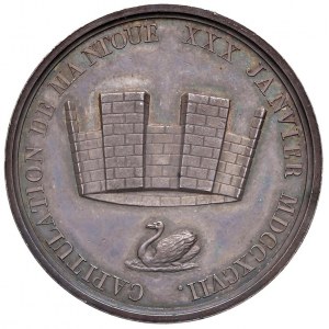 Mantova - Napoleone Primo Console (1796-1804) Medaglia per la capitolazione di Mantova 1797 - D/ VIR...