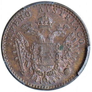 Milan - Franz Joseph I of Habsburg-Lorraine (1848-1866) 3 cents 1852 - D/ AUSTRIAN EMPIRE, a...