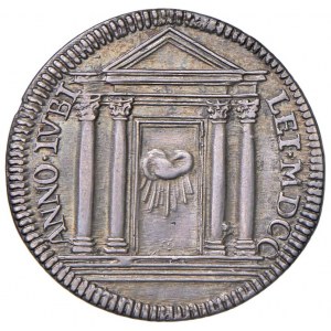 Roma - Innocenzo XII (1691-1700) Giulio 1700 an. IX - D/ INNOCEN XII PONT M A IX, stemma poligonale ...